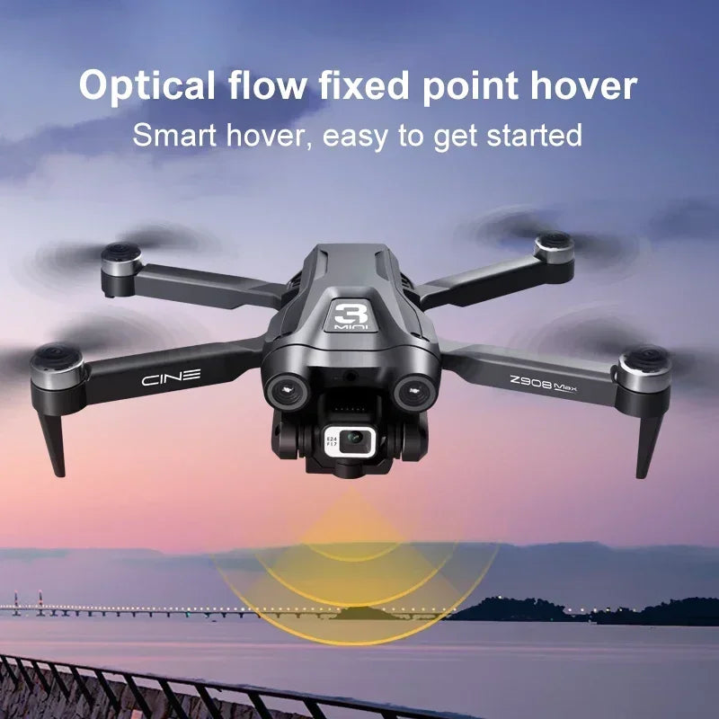 Z908Pro Max Drone Dual Camera 8K Professional Brushless Motor GPS FPV Obstacle Avoidance Folding Quadcopter