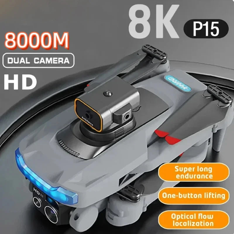 P15 Professional 8K GPS HD Aerial Photography Dual-Camera Omnidirectional Obstacle Drone