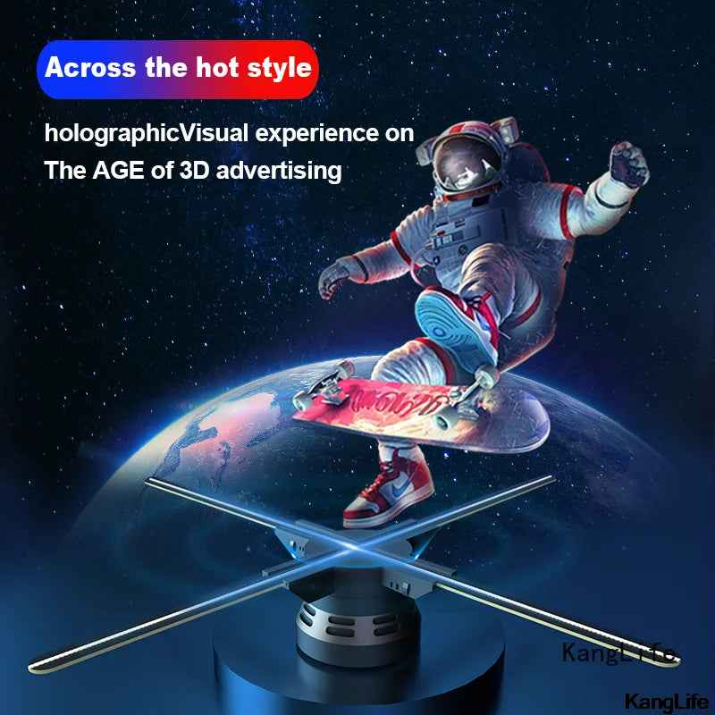 3D Hologram Fan Projector - Captivating 3D Visual Advertising Display (42-80CM)